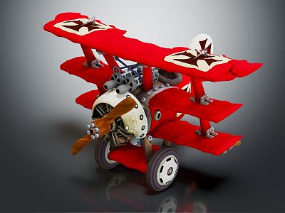 Modern bomber vintage aircraft World War II aircraft 3d model