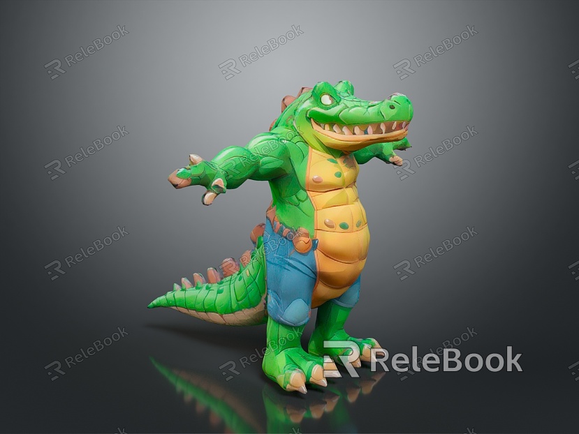 Crocodile Alligator Nile Crocodile carnivore reptile cold-blooded animal reptile reptile model