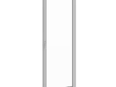Modern Aluminum Frame Casement Window With Double Glazed Glass And Secure Lock Design 3d model