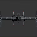 Modern fighter sci-fighter sci-fighter space fighter 3d model