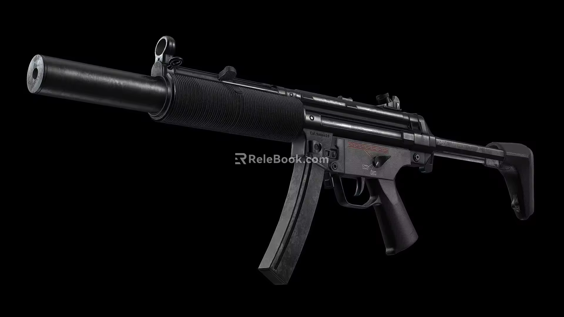 Weapon submachine gun 3d model