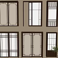 sliding door 3d model