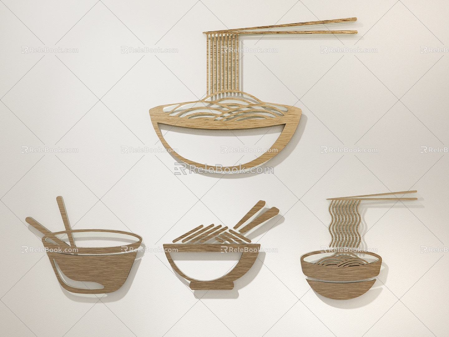 Noodles Restaurant Noodles 3d model