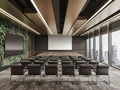 Modern Meeting Room Meeting Table and Chair 3d model