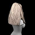 Modern Hairstyle 3d model