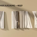 Gray And White Striped Curtains With Various Hanging Styles And Stylish Fabric Design