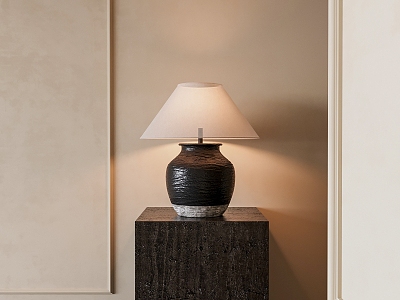 Middle Style Table Lampshade Table Lamp model