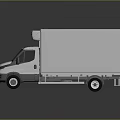 IVECO Refrigerated Truck With White Body And Cooling Unit For Commercial Cold Cargo Transportation
