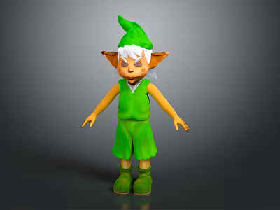 Modern Game Character Elf Pokemon Pokemon Cartoon Elf 3d model