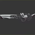 Modern Sci-Fi Gun Sci-Firearms Sci-Fi Game Gun Games Firearms Game Gun 3d model