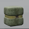 Chic Versatile Ottoman Stools with Plush Velvet and Diverse Designs in Trendy Colors
