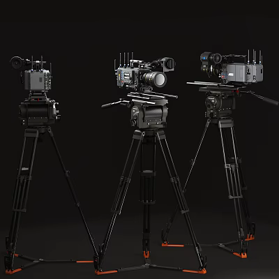 Modern camera camera with tripod 3d model Modern camera camera with tripod 3d model
