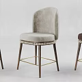 Modern Green Beige Brown Velvet Bar Stools with Upholstered Seats Metal Legs and Gold Accents