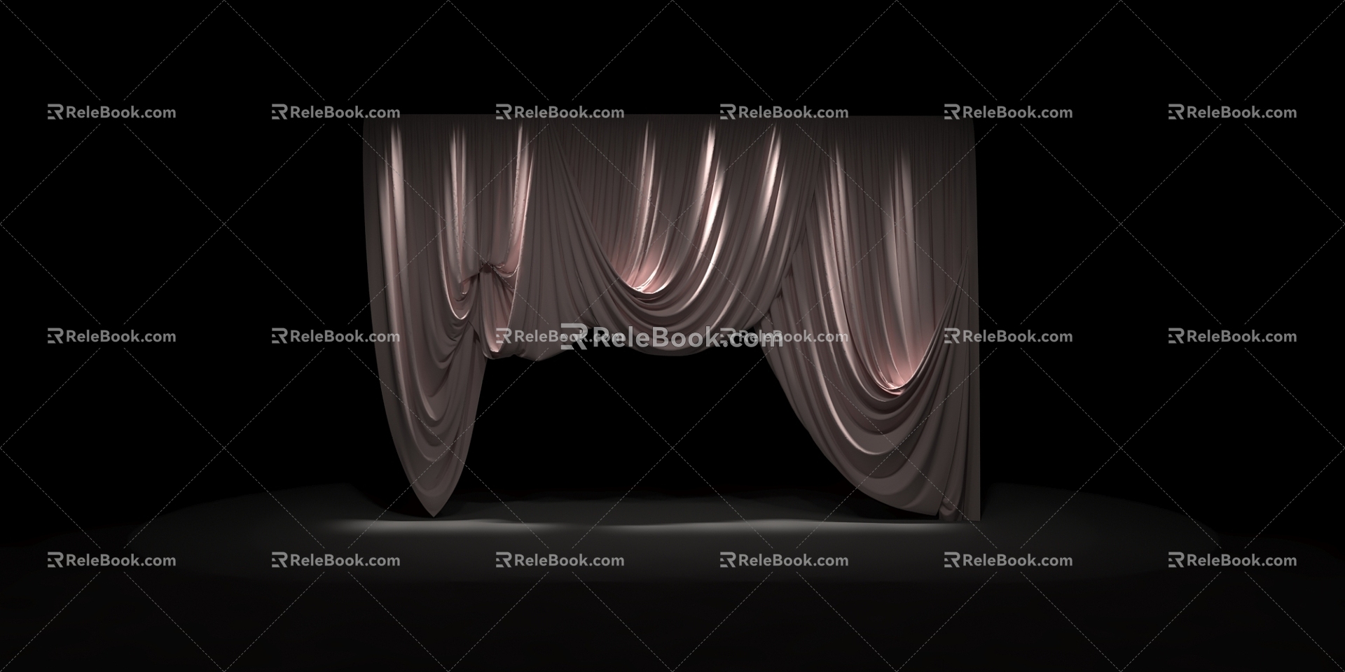 Wedding Cloth Curtain Beautiful 3d model