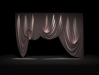 Wedding Cloth Curtain Beautiful 3d model