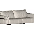 Double sofa 3d model