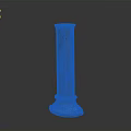 Textured Decorative Column Design With Stone Surface And Pedestal Base For Interior Decoration