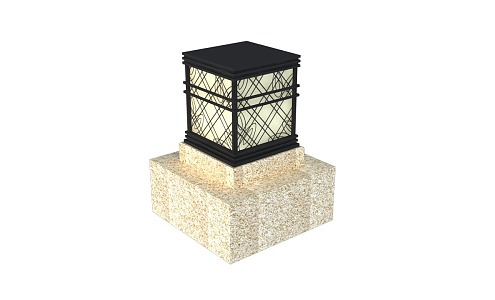 landscape lamp 3d model