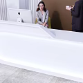 Modern Reception Desk Front Desk 3d model