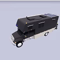 Modern Black RV Vehicle With Solar Panels On Roof And Exterior Design