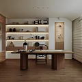 Modern Elegant Bedroom Interior With Large Bed Decorative Wall Art Nightstand Table Lamp And Bench