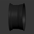Car Wheel Rim Featuring Black Stylish Design And ESR Logo Spokes
