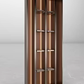 Sleek Modern Display Cabinet With Built In LED Lighting And Multiple Shelves