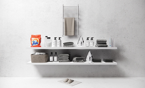 Bathroom Supplies Modern Toiletries 3d model