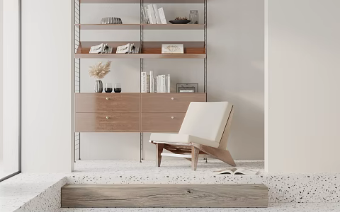modern leisure chair 3d model