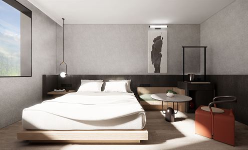 Hotel Rooms Modern Rooms 3d model