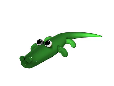 Modern toy dinosaur 3d model
