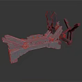 Gray Metal Mechanical Equipment Featuring Mechanical Arms Brackets And Support Frames