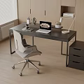 computer wind desk chair 3d model