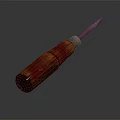 Professional Hardware Tool Screwdriver With Wooden Handle And Metal Tip For Precision Work