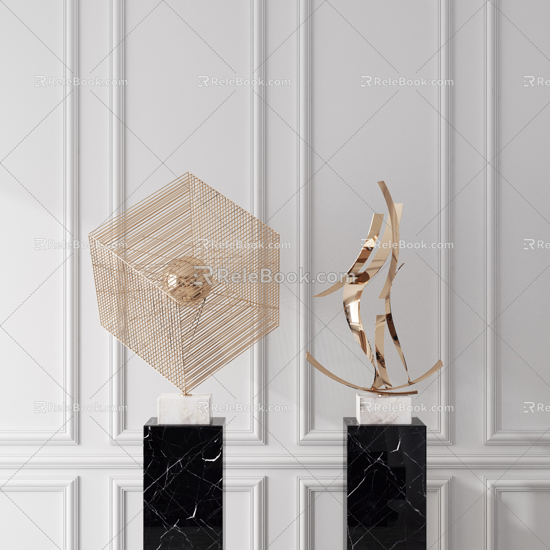 Modern Sculpture Ornaments 3d model