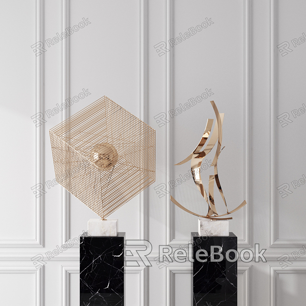 Modern Sculpture Ornaments model