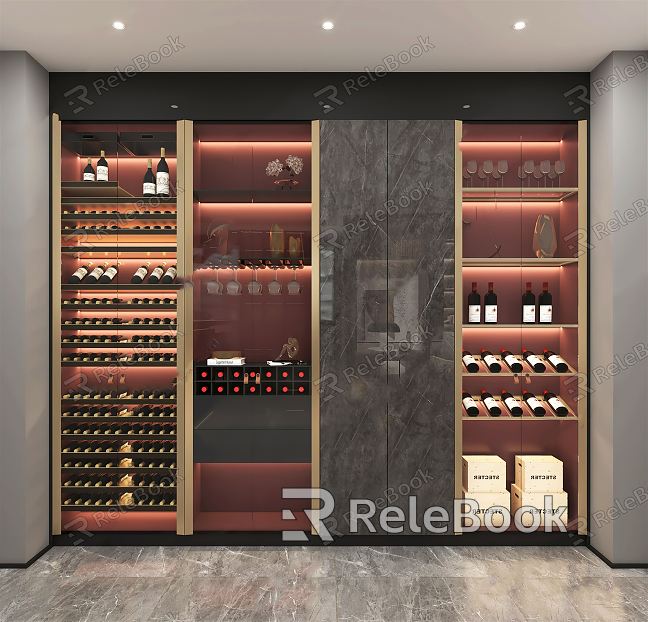 Modern Wine Cabinet model