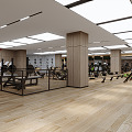 Modern Gym 3d model