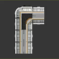 Sci-fi Corridor Sci-fi Capsule Space Capsule Hibernation Cabin Freezing Cabin Rest Cabin Rest Capsule 3d model