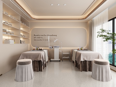 Modern Spa Beauty Shop 3d model