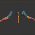 Hammer Horn Hammer Hammer Nail Rinker Hammer Hammer Hammer Hammer Rusty Hammer 3d model