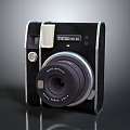 Fujifilm Instax Mini Compact Instant Camera With Black Design And Lens