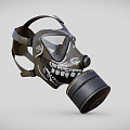 Modern gas mask 3d model