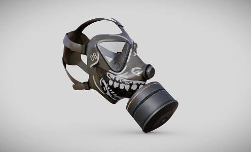 Modern gas mask 3d model