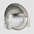 VANT Pot Lid Holder With Metal Circular Design And White Base