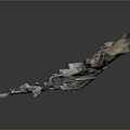 Detailed Ancient Amphitheater Model with Surrounding Buildings Greenery and Mountain Terrain