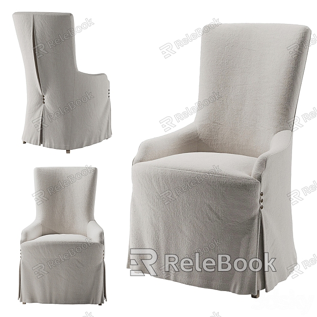 Baker Furniture Fabric Dining Chair model