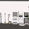 Intelligent sweeping robot collection 3d model