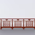 3D Model of Guardrail 3d model