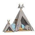 Modern Tent Camping Park View Tent Camping Tent 3d model